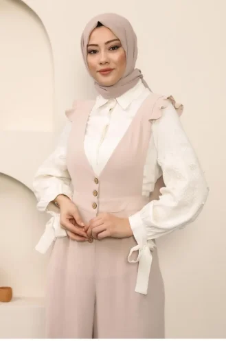 Robe Hijab Beige 14192
