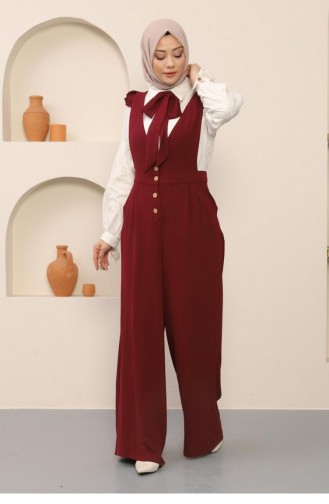 Robe Hijab Bordeaux 14194