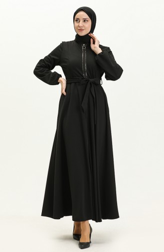 Black Abaya 23m01-02