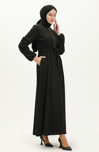 Black Abaya 23m01-02