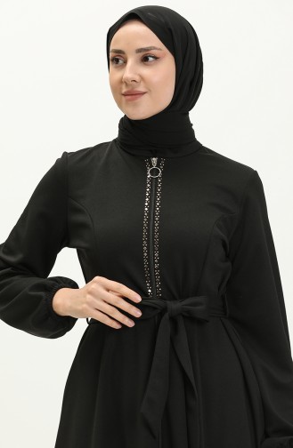 Black Abaya 23m01-02