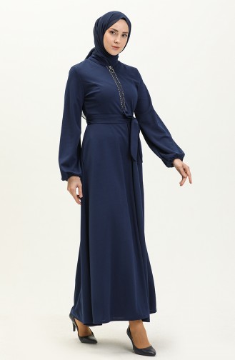 Indigo Abaya 23m01-04