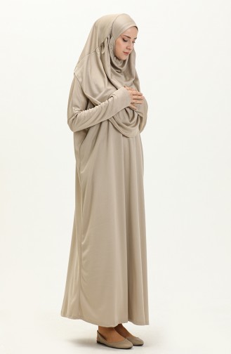 One Piece Prayer Dress 1712-02 Mink 1712-02