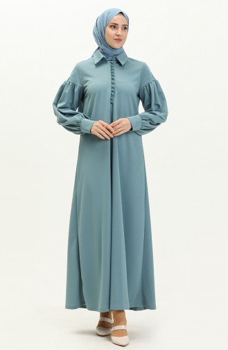 Minzengrün Hijab Kleider 11m02-03