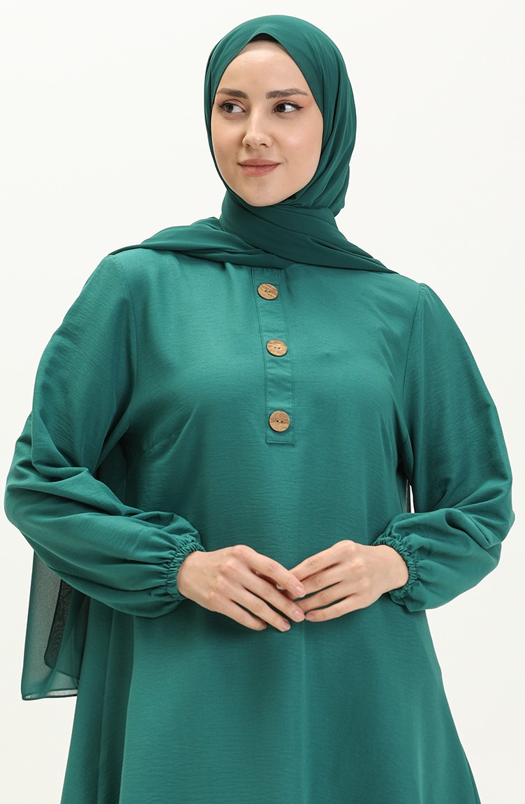 Tunique vert top emeraude