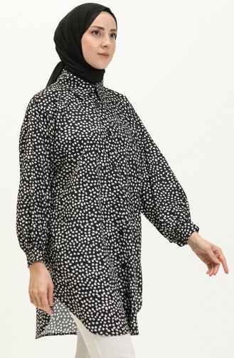 Polka Dot Tunic 24Y8876-01 Black 24Y8876-01
