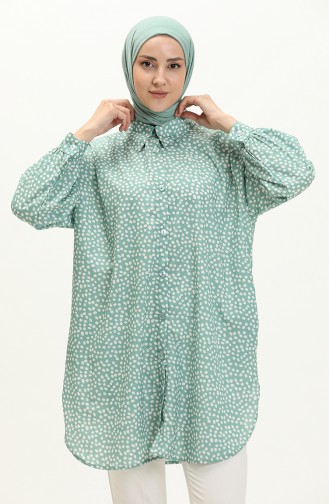 Polka Dot Tunic 24Y8876-02 Green 24Y8876-02