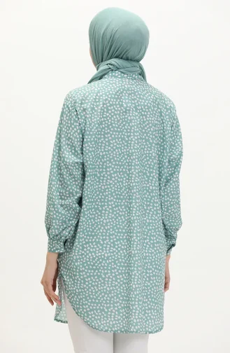 Polka Dot Tunic 24Y8876-02 Green 24Y8876-02