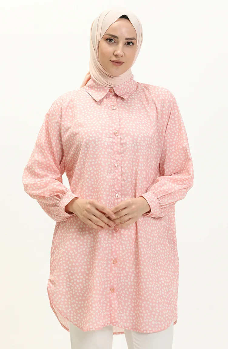 Polka Dot Tunic 24Y8876-03 Powder 24Y8876-03