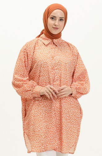 Polka Dot Tunic 24Y8876-04 Orange 24Y8876-04