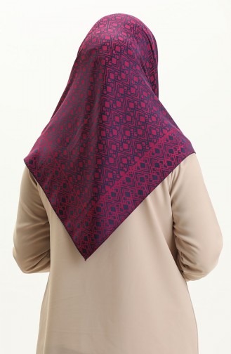 Plus Size Viscose Scarf VSC01-01 Plum 01-01