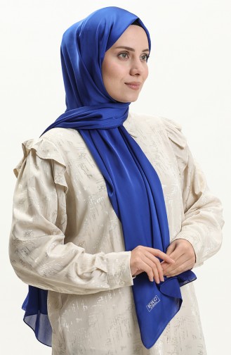 Nursema İpeksi Micro Şal N80999-07 Mavi