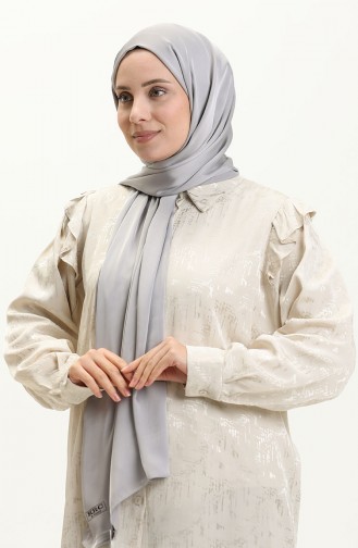 Karaca İpeksi Micro Şal 80999-42 Gümüş Gri 80999-42