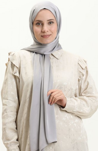 Karaca İpeksi Micro Şal 80999-42 Gümüş Gri 80999-42
