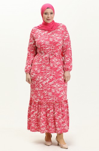 Pink İslamitische Jurk 4571-04