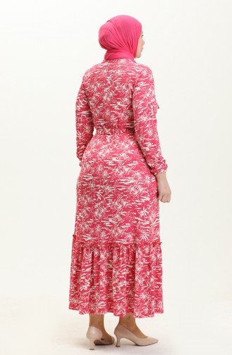 Pink İslamitische Jurk 4571-04