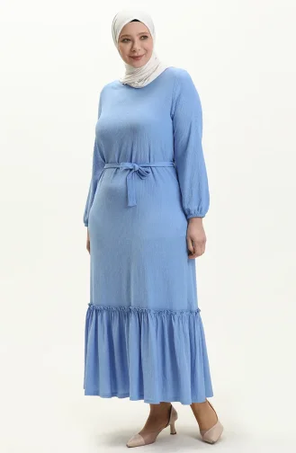 Plus Size Dress 4581-04 Blue 4581-04