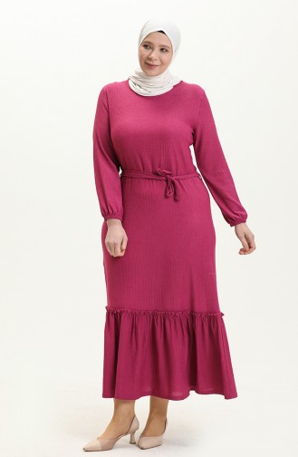 Farbali Übergrößen Kleid 4581-05 Fuchsia 4581-05