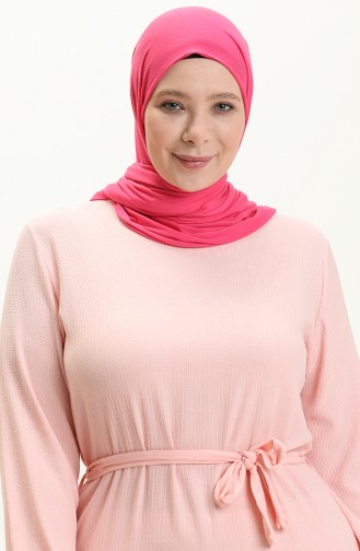 Farbali Übergrößen Kleid 4581-06 Puder 4581-06