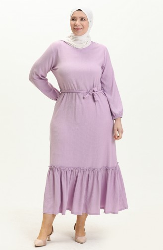 Farbali Übergrößen Kleid 4581-08 Flieder 4581-08