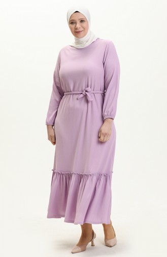 Plus Size Dress 4581-08 Lilac 4581-08