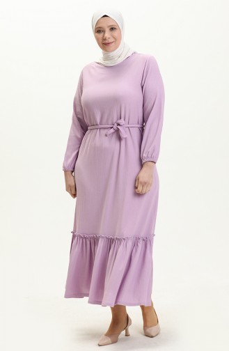 Farbali Übergrößen Kleid 4581-08 Flieder 4581-08