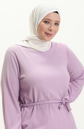 Farbali Übergrößen Kleid 4581-08 Flieder 4581-08