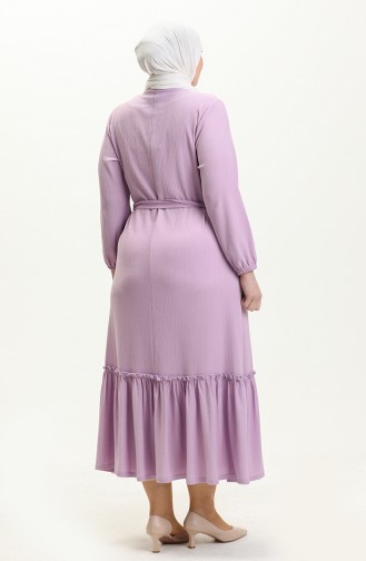 Farbali Übergrößen Kleid 4581-08 Flieder 4581-08