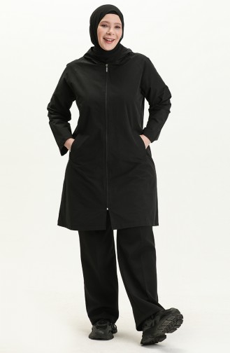 Schwarz Trench Coats Models 6957-01