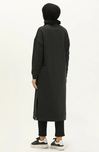 Kangaroo Pocket Lange Tunika 99259-04 Anthrazit 99259-04