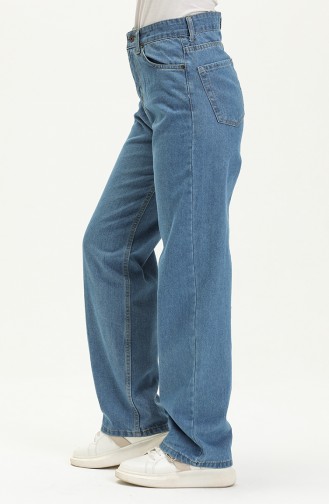 Pantalon Bleu clair 14119