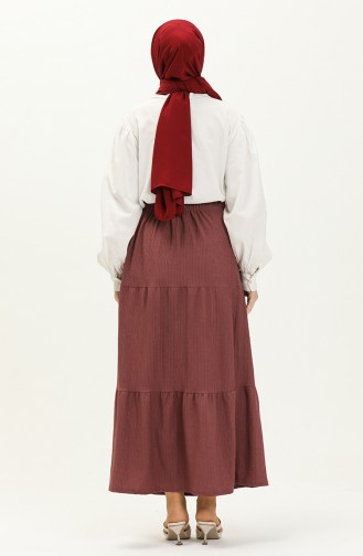 Jupe Longue 8580-01 Rose Pâle 8580-01