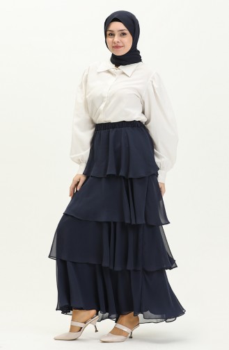 Navy Blue Rok 1001-06