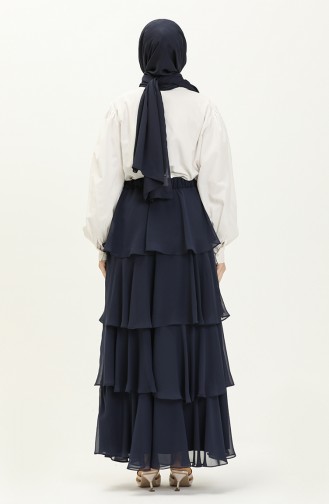 Navy Blue Rok 1001-06