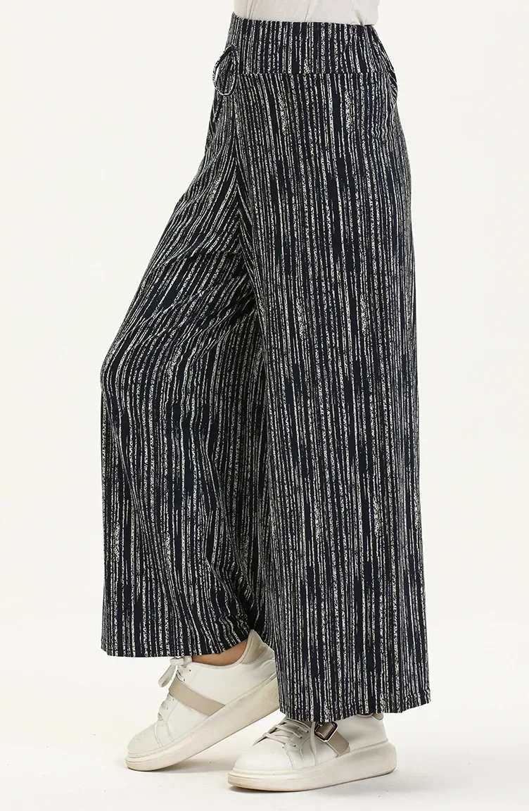 Viscose Women s Pants 1027-02 Navy Blue 1027-02