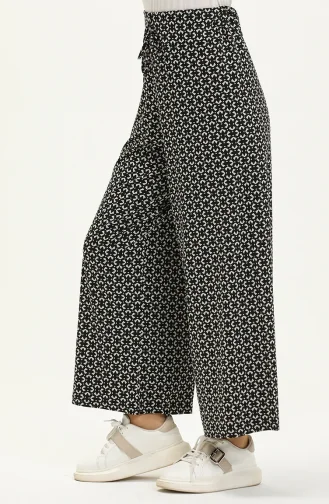 Pantalon en Viscose 1027C-01 Noir 1027C-01