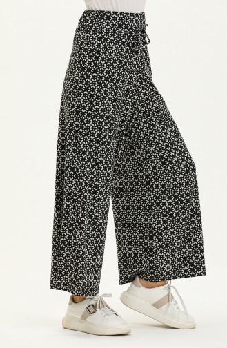 Pantalon en Viscose 1027C-01 Noir 1027C-01