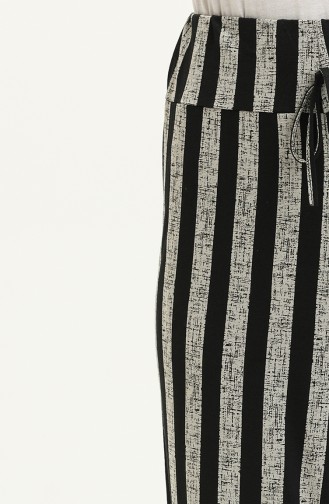 Pantalon en Viscose 1027E-01 Noir 1027E-01