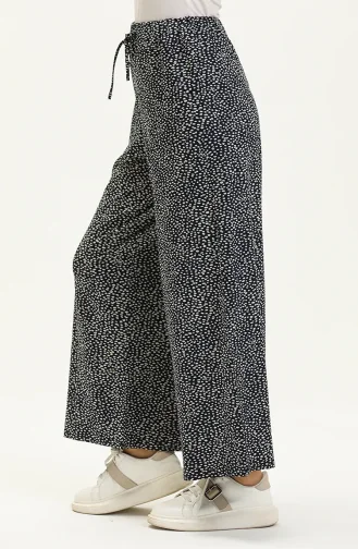 Pantalon en Viscose 1027H-02 Bleu Marine 1027H-02