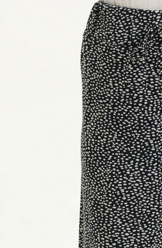 Pantalon en Viscose 1027H-02 Bleu Marine 1027H-02