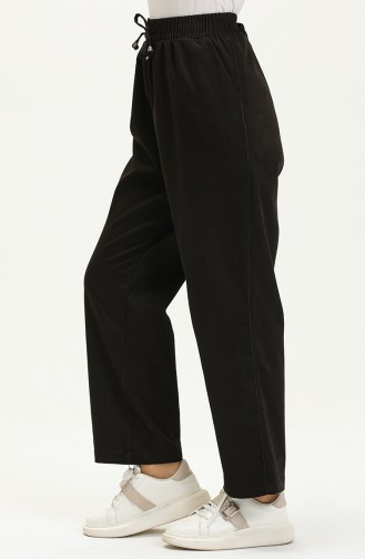 Jeans-Hose mit elastischem Bund 3605F-01 Schwarz 3605F-01