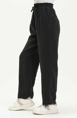 Elastic Waist Jeans 3605G-01 Black 3605G-01