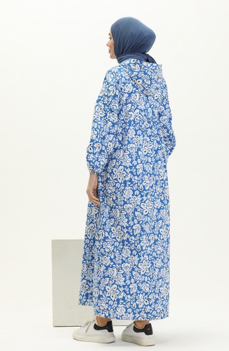 Saxon blue Abaya 24Y8871A-02