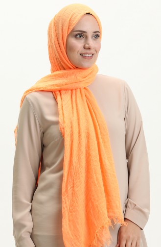 Madame Mary Crepe Shawl 19080-36 Orange 19080-36