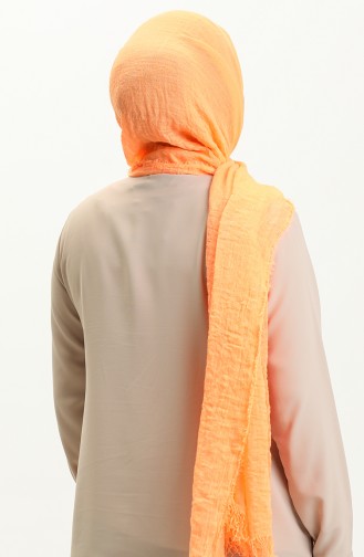 Madame Mary Crepe Shawl 19080-36 Orange 19080-36