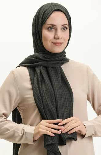 شال قطن ميستو M2687-01  أخضر عسكري 2687-01
