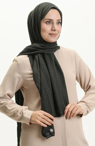 شال قطن ميستو M2687-01 أخضر عسكري 2687-01