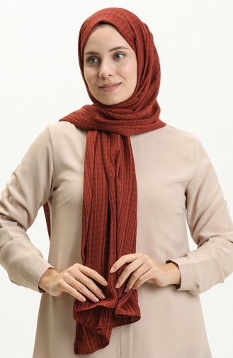 Misto Cotton Shawl M2687-05 Brick Red 2687-05