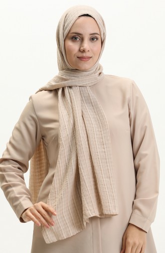 Châle Coton Misto M2687-06 Beige 2687-06