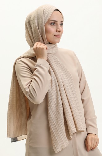 Châle Coton Misto M2687-06 Beige 2687-06